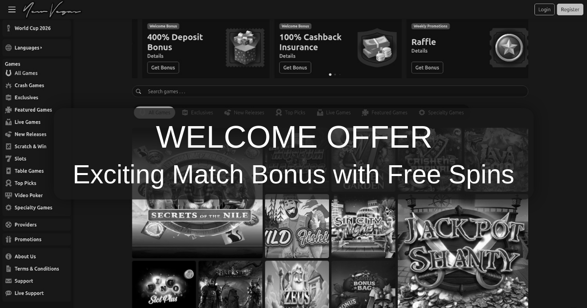 NewVegas casino: Secure Gaming & Big Wins in Australia